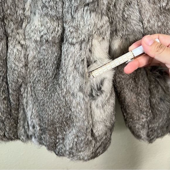 Rabbit Fur Coat - Picture 5 of 11